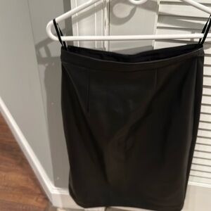 Banana Republic fake leather pencil skirt